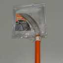 Zenport K208P Harvest Sickle with Plastic Handle, Light Serration, 6.5-Inch Stainless Steel Blade , Orange