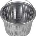 Aluminum Pool Skimmer Basket Replacement Compatible with Pen-tair U-3 & Hayward SP1070, Heavy-Duty Inground Pool Basket with 316 Stainless Steel Comfort Grip Handle