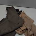 HONGTEYA 2 Pairs Fleece Lined Tights Women - Warm Sheer Pantyhose Fake Translucent Tights Winter Thermal Leggings (X-Large, Fake Translucent Black+coffee)