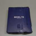 BEDELITE Velvet Fitted Sheet and Pillowcase Set, Luxury Soft Fuzzy Bottom Sheet with Reinforced Elastic Corner Straps, Deep Pocket up to 15 Inch, 1 Fitted Sheet and 1 Pillowcase (Twin XL, Navy Blue)