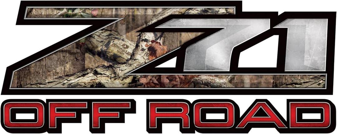 Mossy Oak Graphics (13033-BI-L 16.5" x 6.75" Break-Up Infinity Z71 Style Decal