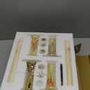 Celestial Lights Set of 4 Battery Operated Window Candles with Remote Control - (Shiny Brass)