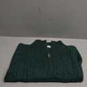 Boys Winter Warm Cable Knit Sweaters Cute Turtle Neck Casual Quarter Zip Pullover 5-8Years