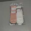 2 x Pilates Socks with Grips for Women Long Non-Slip Yoga Grippy Socks for BarreBalletDance & HospitalAnti-Skid Workou (US, Numeric, 5.5, 10, Regular, Regular, 2, Black/White/Grey/Pink)