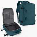 coowoz Travel Backpack For Women Men,Carry On Backpack,Hiking Backpack Waterproof Outdoor Sports Rucksack Casual Daypack Travel Essentials(Peacock Blue)