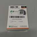 Air Tracker Tags-4 Pack, Smart Tag Work Compatible with Apple Find My (iOS Only), Bluetooth Tag Item Finders IP68 Waterproof Replaceable Battery for Wallet, Luggage, Backpack, Key (Black/White)