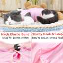 Cat Recovery Suit for Spay Abdominal Wounds, Kitten Onesie Bodysuit for Cats After Surgery, Cat Surgery Recovery Suit Female Cone of Shame Alternative for Cats Anti Licking (Pink,M)