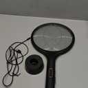 YISSVIC Electric Fly Swatter Bug Zapper Racket 4000V LED Screen Dual Modes Fly Zapper Rechargeable for Indoor Home Office Backyard Patio Camping (Black Beige)