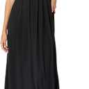 Amazon Essentials Women's Waisted Maxi Dress , Black, X-Small