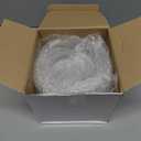 meekoo 3 Pcs Flower Acrylic Vase Cylinders Round Decorative 6 x 6 in, 5 x 5 in, 4 x 4 in Vase Break Resistant Acrylic Flower Cylinder for Centerpiece Home Wedding Decor(Classic) (Clear)