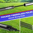 HOORAYSPORT Soccer Goal, 6x4 ft Pop Up Soccer Goal Set of 2, Portable Soccer Goals for Backyard for Indoor or Outdoor Practice, Multiple Sizes Soccer Nets Training Equipment