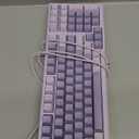 MageGee SKY98 Mechanical Gaming Keyboard, 96% Gasket Hot Swappable Wired Custom Creamy Keyboard with 5-Layer Sound Dampening, RGB Backlit, NKRO for Win/Mac (Violet, Violet Switch)