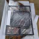 Round Dining Table for 4,Kitchen Dining Room Circle Dinner Pedestal Table,Space Saving Wood Kitchen & Dining Room Furniture (Vintage, 47In)