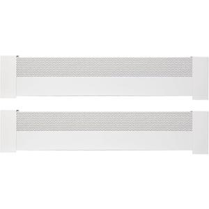 2PCS 4FT Baseboard Heater Cover with Left and Right Endcaps
Baseboard Radiator Covers for Replacing Old and Rusty Looking Electric and Baseboard Covers for Heaters