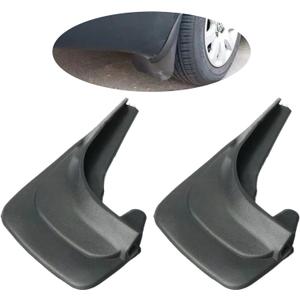 1 Pcs Mud Flaps Splash Guards Mudguards Mudflaps with Hardware Kits Accessories,8.27 Inches X 12.6inches Tire Rear Trim,Universal for Most Cars, Suvs (Black)