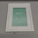 LaVie Home 4x6 Picture Frames (1 Pack, Distressed White) Rustic Photo Frame Set with High Definition Glass for Wall Mount & Table Top Display