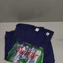 Dinosaur Gas Station Vintage Retro Mens Womens and Kids T-Shirt (Blue, XXL)