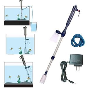 LONDAFISH Electric Fish Tank Vacuum Cleaner Syphon Operated Gravel Water Filter Cleaner Sand Washer