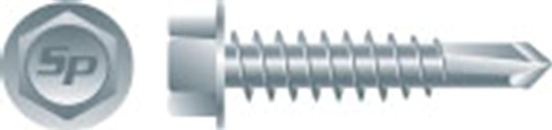 2 x Unslot Indent Hex Wash Head,8-18X1-1/2,#2 Pt,Bx of 125