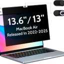 Magnetic Privacy Screen for Macbook Air 13.6/13 Inch (2022-2025, M2, M3, M4), Removable Matte Anti Glare Blue Light Protector Private Security Filter for 13.6inch Mac Laptop Computer (MacBook Air 13.6 Inch(2022-2025))