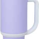 Ello Oasis 40 oz Tumbler with Handle & Retracting Straw | Reusable Insulated Stainless Steel Cup 100% Leakproof, Gifts for Teens Women Men | Keeps cold for 20 Hours, Cup Holder Friendly, Twilight