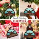 8 x Swimming Christmas Ornament 2025 - Swimming Gifts for Swimmers, Teen Boy Girls, Sports Gifts for Men, Women, Coaches, Athletes - 2-Layered Wooden Swimmer Ornaments for Tree Decorations