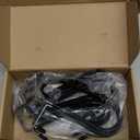 Over The Door Hooks, Door Hangers Hooks,Extra Long 5" Rustproof Organizer Hook with Soft Rubber Padding, No-Scratch Design for Towels, Robes, Coats, Bags (12 Pack Black)