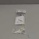 Universal Toilet Bowl Flush Handle Replacement Kit Side Mount, Toilet Repair Kit Inside Tank Chain Flusher Handle Lever Replacement Parts Compatible with American Standard Mansfield Kohler TOTO Eljer (1 Pack, Silver)