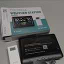 Weather Station Wireless Indoor Outdoor Thermometer: BOZYBO Digital Atomic Clock with Indoor/Outdoor Temp, Temperature Gauge Weather Clock with Calendar and Adjustable Backlight