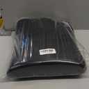 Everlasting Comfort Lumbar Support Pillow for Office Chair - Memory Foam Back Cushion for Car Seat - Promotes Better Posture, Back Pain Relief - Ideal Gaming and Desk Chairs Work and Home Essentials (A. Black Mesh)