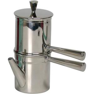 Ilsa Stainless Steel Neapolitan Coffee Maker with Spout, 6 Cup