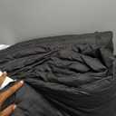 Bedsure Twin/ Twin XL Comforter Set, Cooling & All-Season Bedding, Black