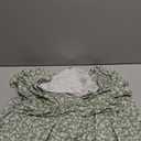 OUGES Maternity Maxi Dress V Neck Baby Wrap Summer Shower Pregnancy Dresses for Photoshoot 2025 (XX-Large, Green Floral)