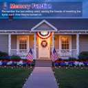 Red White and Blue String Lights, 66FT 200 LED 4th of July Lights Outdoor Waterproof, 8 Modes Connectable Plug In Patriotic Decorations Light for Indoor Independence Memorial Day Party Holiday