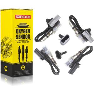 4PCS Oxygen O2 Sensor 1 & 2 for 2016-2019 Chevrolet Silverado 2500 3500 HD Suburban 3500 HD GMC Sierra 2500 3500 HD 6.0L Upstream + Downstream