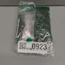 Ciieeo 10Pcs Mini Christmas Wreath Ornaments 2.55 Inch Miniature Xmas Tree Hanging Wreaths with Bow Bell and Merry Christmas Sign for Holiday Decor and Dollhouse Crafts (6.5X6.5X1CM)