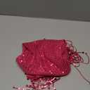 Aupuls Fringe Country Concert Outfits for Women Halter Sequin Tops Sparkly Western Top Size S