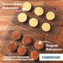 Farberware Insulated Nonstick Bakeware 14-Inch x 16-Inch Jumbo Cookie Sheet, Light Gray