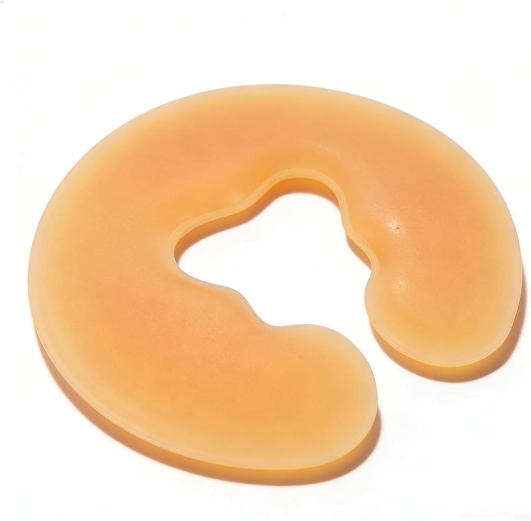 Soft Massage Face Relax Pillow, Headrest Overlay Weigh Silicon Silicone SPA Beauty Salon Skin Care Head Cushion Pad, Default