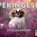 Pekingese Calendar 2026 Wall 12 Month Monthly Pekingeses Gifts For Pekingese Lovers Women Men Mom Dad | American Made In The USA