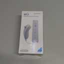 GLOWANT Wii Controller with Silicone Case and Wristband, Remote Control with Nunchucks Built-in Motion Plus- Compatible with Wii/Wii U Consoles (White)