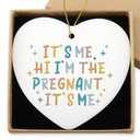 Friendship Gifts for Women Hanging Ornament Birthday Party Favors Singer Party Supplies Music Lovers Fans Gift Graduation Birthday Gifts for Men Christmas Ceramic Heart Keepsake