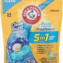 Arm & Hammer, 5 in 1 Power Paks Concentrated Clean Burst Laundry Detergent, 33 Count