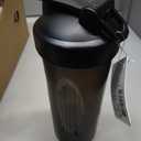 Jacent Protein Shaker Bottle, 24 oz, Leak-Proof Lid, BPA Free, Dishwasher Safe, Freezer Safe, Gray