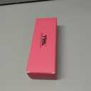 TYA Oversized Wrap Around Sunglasses for Women Men, Futuristic Rave Curved Lens Shades, Fashion Trendy Shield Sun Glasses (Small Pink Frame - Black Lens)