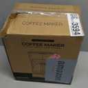 Kismile 5 Cup Coffee Maker, 0.75L Small Drip Coffee Machine with Anti-Drip Design, Dry Burn Protection, Removable Filter Funnel, Easy Mechanical Switch, Black