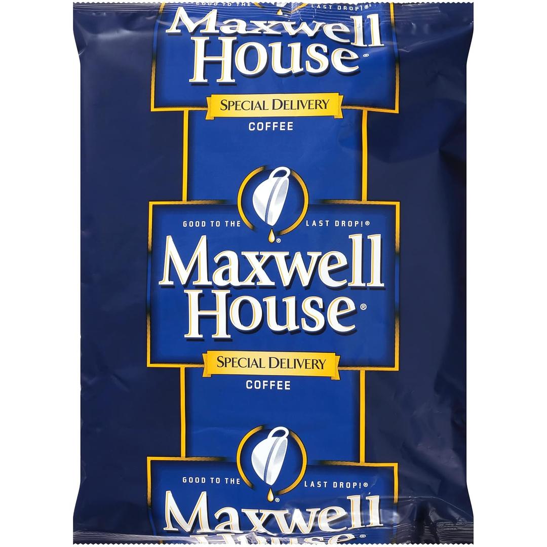 Maxwell House Special Delivery Ground Coffee Single Serve (1.4 oz Bags, Pack of 42)
