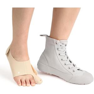 RANDY SUN Toe Corrector for Bunion Relief – Lightweight Hallux Valgus Straightener, Adjustable Toe Separators & Spacers for Men Women, Thin Design for Daily Use with Shoes, Medium