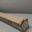 Prime-Line M 6258 Frameless Shower Door Bottom Seal for 3/8 In. Thick Glass Doors  Stop Shower Leaks and Create a Water Barrier, 36 In., Clear Vinyl (Single Pack)