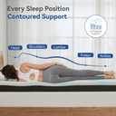 Firm to Extra Firm Mattress Topper Twin XL Size 3 Inch, Pain Relieving Foam Bed Topper for Extra Support, Gel Memory Foam & High-Density Foam Mattress Pad, CertiPUR-US Certified